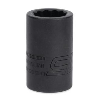 IMDM150A - Nasadka udarowa 1/2" 12-kątna, krótka, metryczna, 15 mm