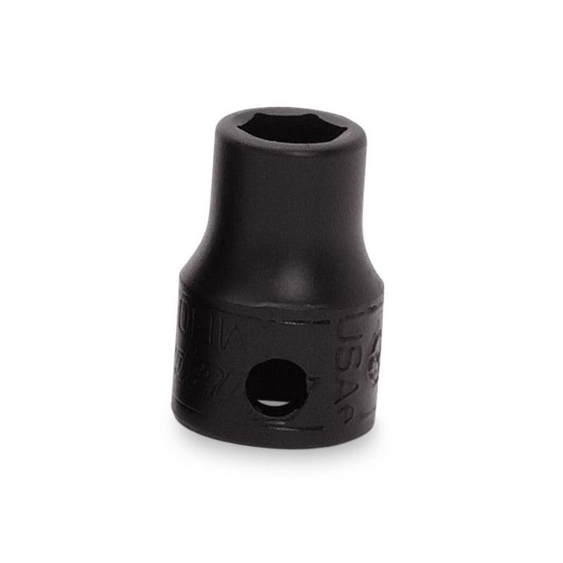 IMF080 - Nasadka udarowa 3/8" 6-kątna, krótka, calowa, 1/4"