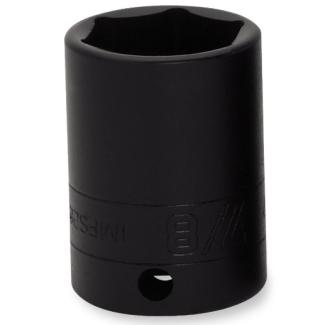 IMFS28 - Nasadka udarowa 3/8" 6-kątna, Semi-Deep, calowa, 7/8"