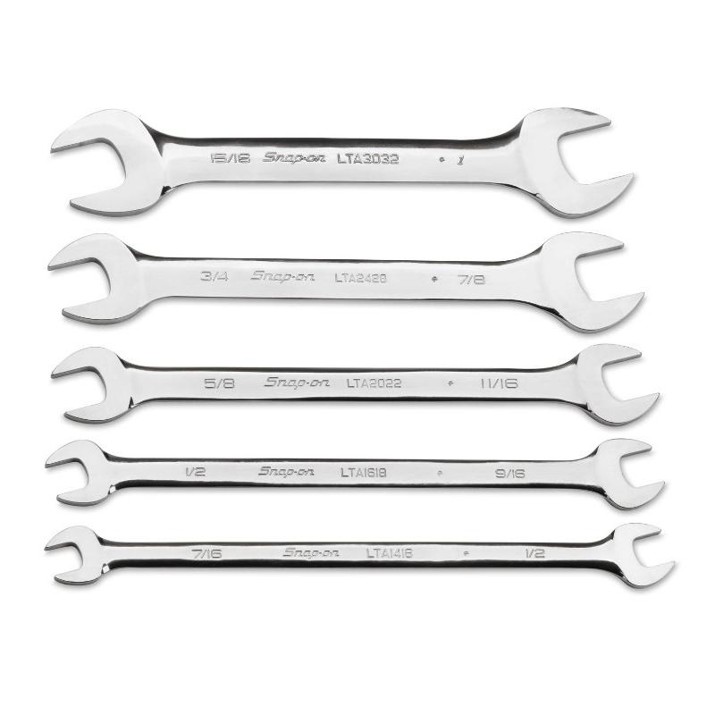 LTA805K - Zestaw kluczy płaskich wąskich, 7/16"x1/2" - 15/16"x1" (5 szt.)