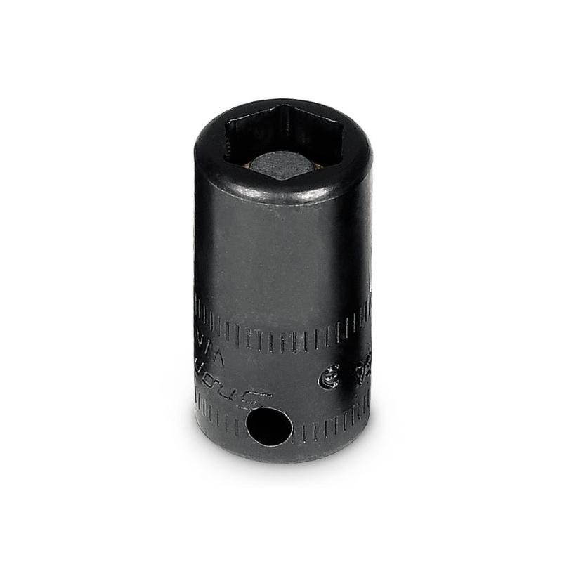 MGMM8 - Nasadka magnetyczna 1/4" 6-kątna, krótka, metryczna, 8 mm