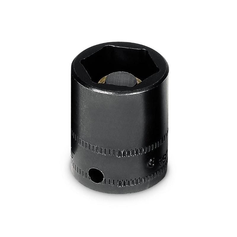 MGMM13 - Nasadka magnetyczna 1/4" 6-kątna, krótka, metryczna, 13 mm