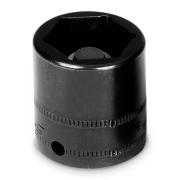 MGMM15 - Nasadka magnetyczna 1/4" 6-kątna, krótka, metryczna, 15 mm