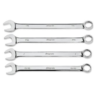 OEX704B - Zestaw kluczy oczkowo-płaskich Flank Drive®, 15/16" - 1'1/8" (4 szt.)