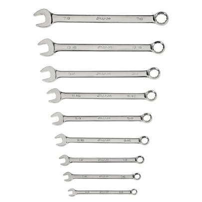 OEX709B - Zestaw kluczy oczkowo-płaskich Flank Drive®, 3/8" - 7/8" (9 szt.)