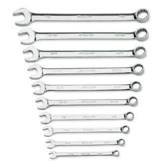 OEX710 - Zestaw kluczy oczkowo-płaskich Flank Drive®, 5/16" - 7/8" (10 szt.)