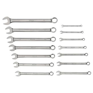 OEX714KB - Zestaw kluczy oczkowo-płaskich Flank Drive®, 3/8" - 1'1/4" (14 szt.)