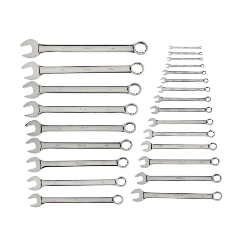 OEX724KB - Zestaw kluczy oczkowo-płaskich Flank Drive®, 1/4" - 1'5/8" (24 szt.)