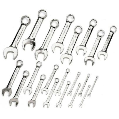 OEXS721KB - Zestaw kluczy oczkowo-płaskich krótkich Flank Drive®, 1/4" - 1'3/8" (21 szt.)