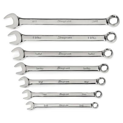 OSH707B - Zestaw kluczy oczkowo-płaskich Flank Drive®, 3/8" - 3/4" (7 szt.)