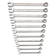 OSH711B - Zestaw kluczy oczkowo-płaskich Flank Drive®, 3/8" - 1" (11 szt.)