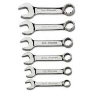 OXI706B - Zestaw kluczy oczkowo-płaskich ekstra-krótkich Flank Drive®, 7/16" - 3/4"