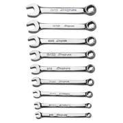 OXI709SBK - Zestaw kluczy oczkowo-płaskich ekstra-krótkich Flank Drive®, 1/8" - 3/8"