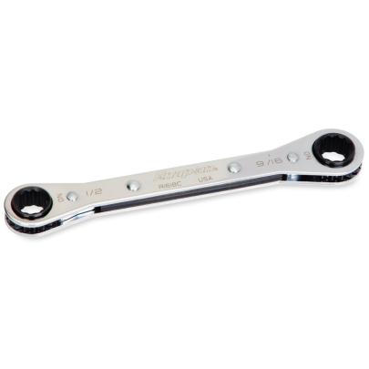 R1618C - Klucz oczkowy grzechotkowy, 1/2" x 9/16"