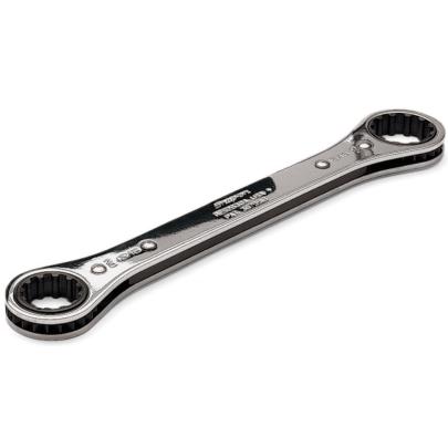 RES1820C - Klucz oczkowy grzechotkowy, profil Spline, 9/16" x 5/8"