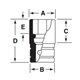 S281 - Nasadka 1/2" 12-kątna, długa, calowa, 7/8"