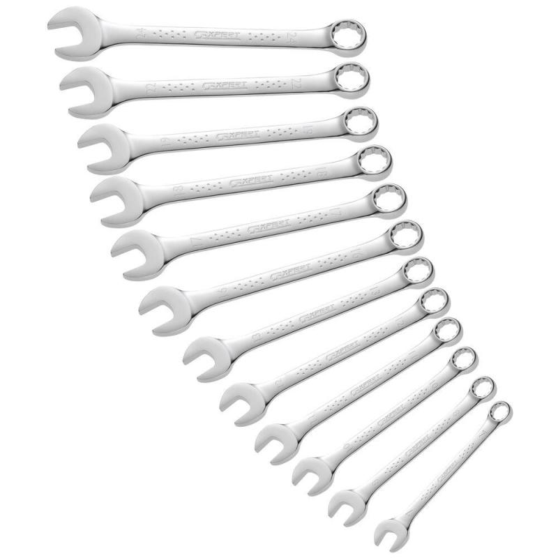 E110309 - Set of 12 combination wrenches, 7-24 mm