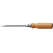 ATHH.12X200 - Wkrętak z rękojeścią drewnianą do śrub z rowkiem, grot kuty,  12x200 mm