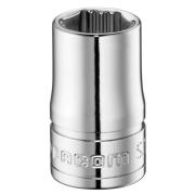 S.15GRP - Nasadka 1/2" do zaokrąglonych śrub 6-kątnych OGV® GRIP, 15 mm