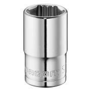 S.16GRP - Nasadka 1/2" do zaokrąglonych śrub 6-kątnych OGV® GRIP, 16 mm