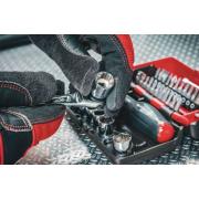 RL.NANO1GRPPB - Zestaw nasadek 1/4" do obrobionych śrub 6-kątnych OGV® GRIP, 5,5 - 14 mm, z grzechotką i akcesoriami (38 szt.)