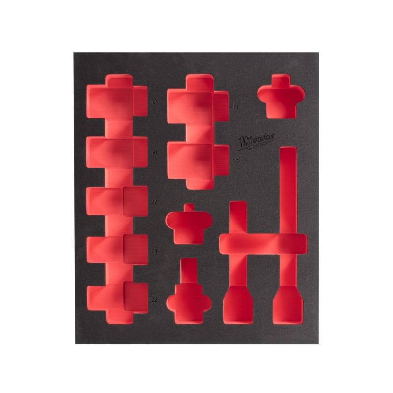 4932493397 - Wkładka piankowa do nasadek 3/4" długich, do wózków narzędziowych, 417 x 536 mm