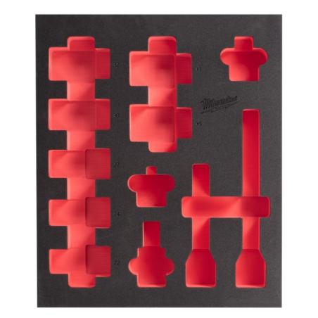 4932493397 - Wkładka piankowa do nasadek 3/4" długich, do wózków narzędziowych, 417 x 536 mm