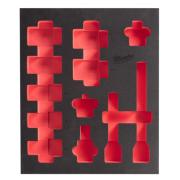 4932493397 - Wkładka piankowa do nasadek 3/4" długich, do wózków narzędziowych, 417 x 536 mm