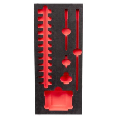 4932493385 - Wkładka piankowa do nasadek 1/4" długich, do wózków narzędziowych, 417 x 177 mm