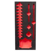 4932493385 - Wkładka piankowa do nasadek 1/4" długich, do wózków narzędziowych, 417 x 177 mm