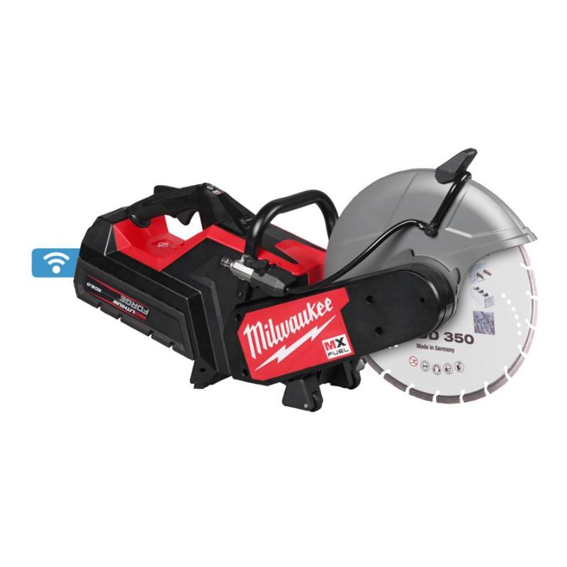 MXF COS350G2-802 - Przecinarka do betonu 350 mm, 8.0 Ah, MX FUEL™, ONE-KEY™, z 2 akumulatorami i ładowarką, 4933480480