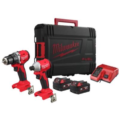 M18 BLCPP2B-502C - Zestaw POWERPACK M18™, M18 BLIDRC, M18 BLDDRC, 2 x 5.0 Ah + ładowarka, w walizce, 4933492837