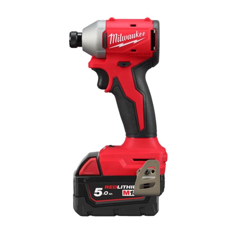 M18 BLIDR-502X - Kompaktowa zakrętarka udarowa 1/4" HEX 18 V, 5.0 Ah, w walizce, z 2 akumulatorami i ładowarką, 4933492843