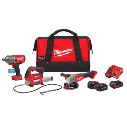 M18 FPP3AK-523B - Zestaw POWERPACK M18™, M18 ONEFHIWF34, M18 FSAG125X, M18 GG, 2x 5.0Ah 1x 2.0Ah +ładowarka w torbie, 4933498576