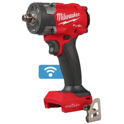 M18 ONEFIW2FC12-0X - Kompaktwy klucz udarowy 1/2", 203 Nm, 18 V, FUEL™, ONE-KEY™, w walizce, bez wyposażenia, 4933493412