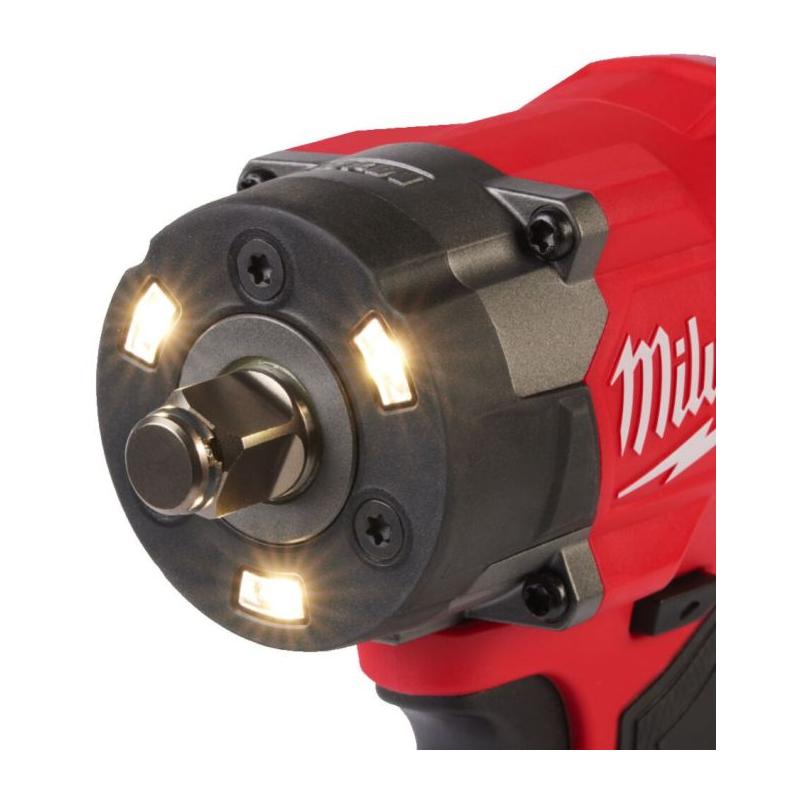 M18 ONEFIW2FC12-0X - Kompaktwy klucz udarowy 1/2", 203 Nm, 18 V, FUEL™, ONE-KEY™, w walizce, bez wyposażenia, 4933493412