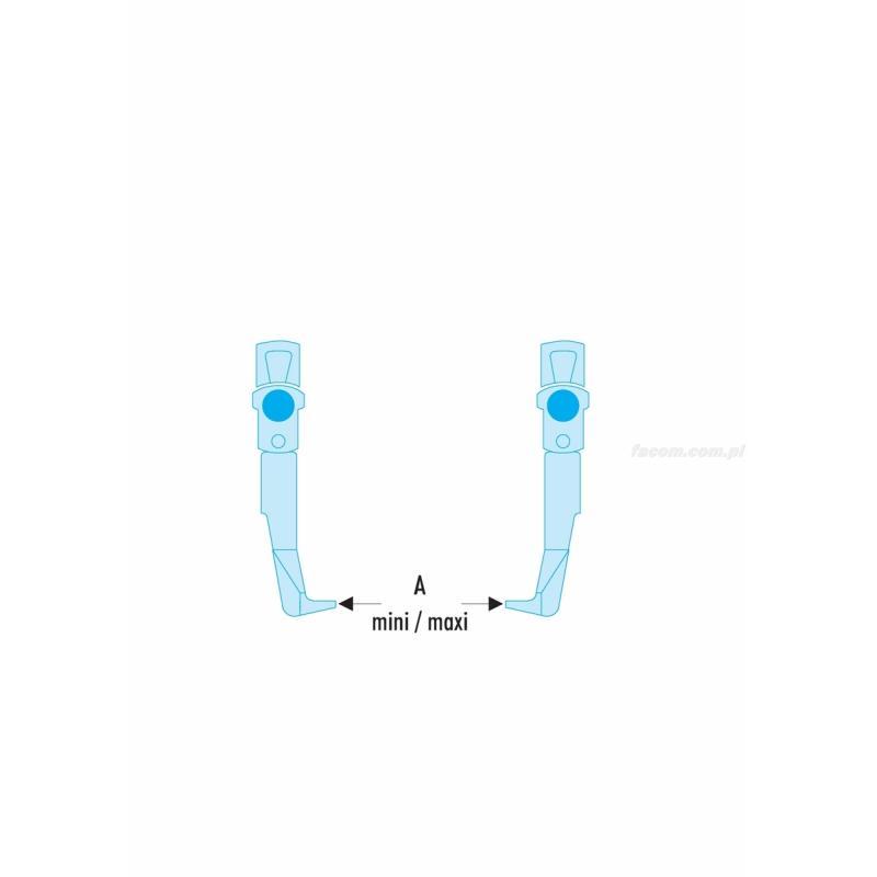 U.32T15-35 - ściągacz z 2 łapami przesuwnymi z blokadą 15T, GRAWER