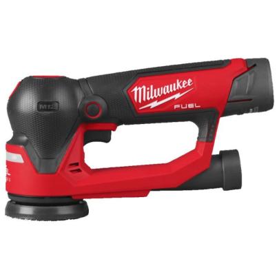 M12 FSDR75-202B - Szlifierka mimośrodowa 75 mm, 12 V, 2.0 Ah, FUEL™, w torbie, z 2 akumulatorami i ładowarką, 4933498232