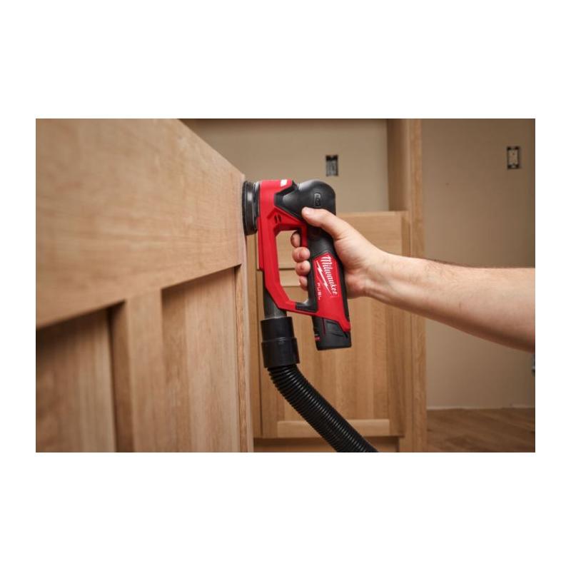 M12 FSDR75-202B - Szlifierka mimośrodowa 75 mm, 12 V, 2.0 Ah, FUEL™, w torbie, z 2 akumulatorami i ładowarką, 4933498232