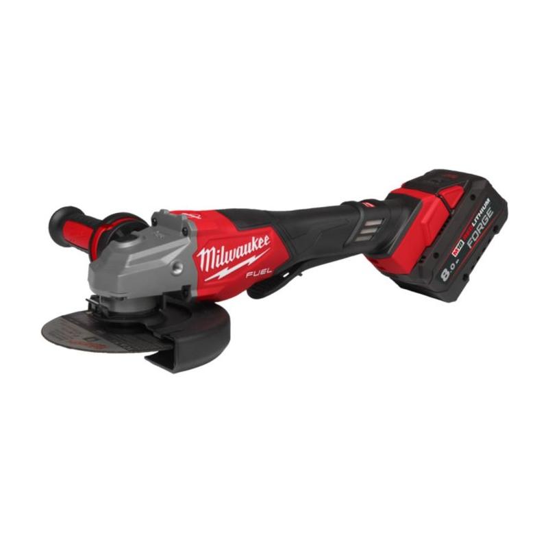 M18F HSAG125XPDB2-802X - Szlifierka kątowa z hamulcem śr. 125 mm, 18 V, FUEL™, wł. łopatkowy, w walizce, 2 x 8.0 Ah, 44933493418