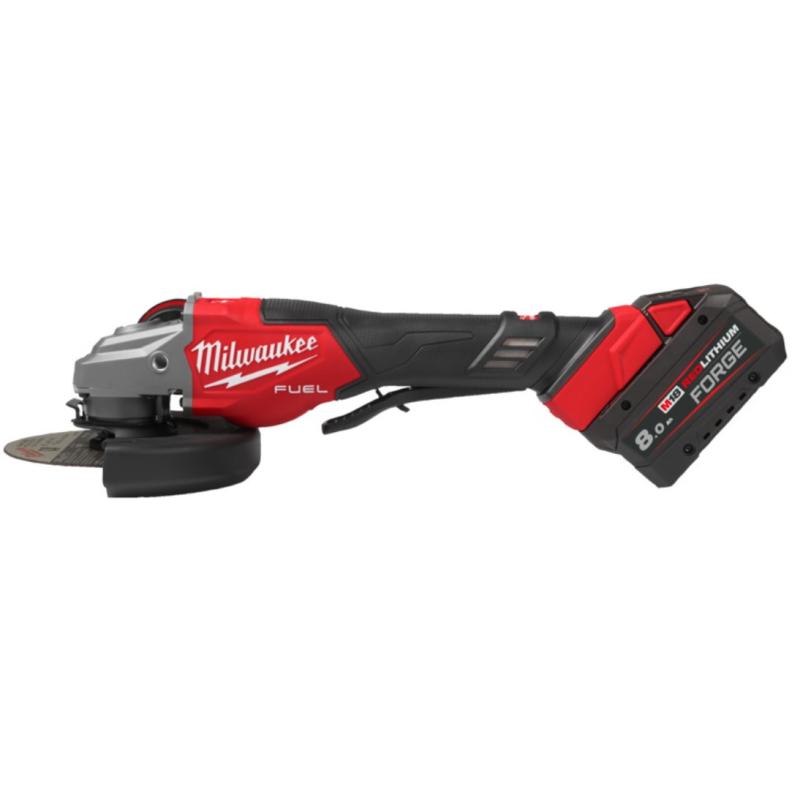 M18F HSAG125XPDB2-802X - Szlifierka kątowa z hamulcem śr. 125 mm, 18 V, FUEL™, wł. łopatkowy, w walizce, 2 x 8.0 Ah, 44933493418