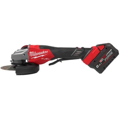 M18F HSAG125XPDB2-802X - Szlifierka kątowa z hamulcem śr. 125 mm, 18 V, FUEL™, wł. łopatkowy, w walizce, 2 x 8.0 Ah, 44933493418