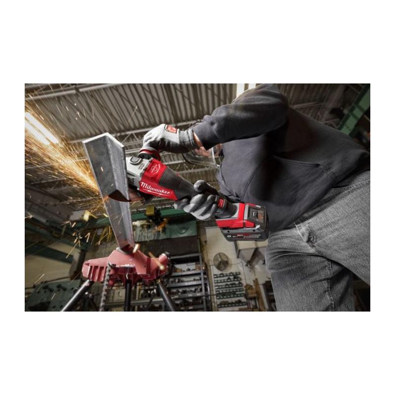 M18 FHSAG150XPDB2-0X - Szlifierka kątowa z hamulcem śr. 150 mm, 18 V FUEL™, wł. łopatkowy, w walizce bez wyposażenia, 4933493422