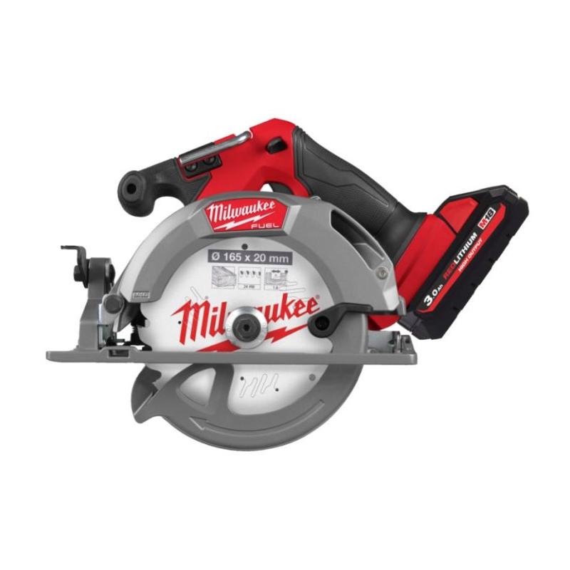 M18 FCS552-302X - Kompaktowa pilarka tarczowa 55 mm, 18 V, 3.0 Ah, FUEL™, w walizce, z 2 akumulatorami i ładowarką, 4933493589