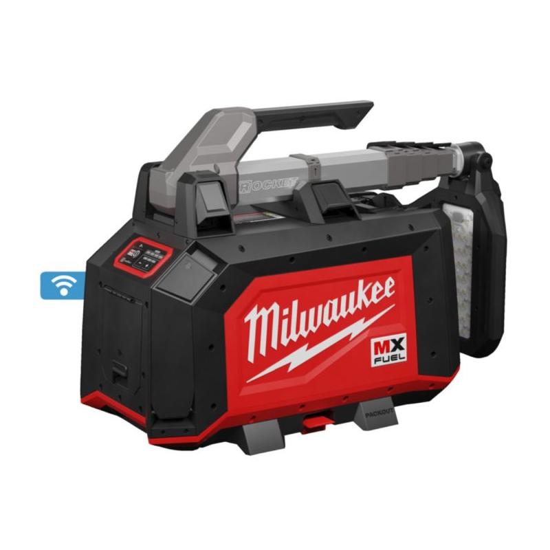 MXF TLIC-601 - Kompaktowy maszt oświetleniowy 15000 lm, 6.0 Ah, MX FUEL™, ONE-KEY™, z akumulatorem i ładowarką, 4933498072