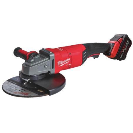 M18 FLAG230XPDB-121C - Szlifierka kątowa z hamulcem śr. 230 mm, 18 V, FUEL™, włącznik łopatkowy, w walizce, 12 Ah, 4933499241