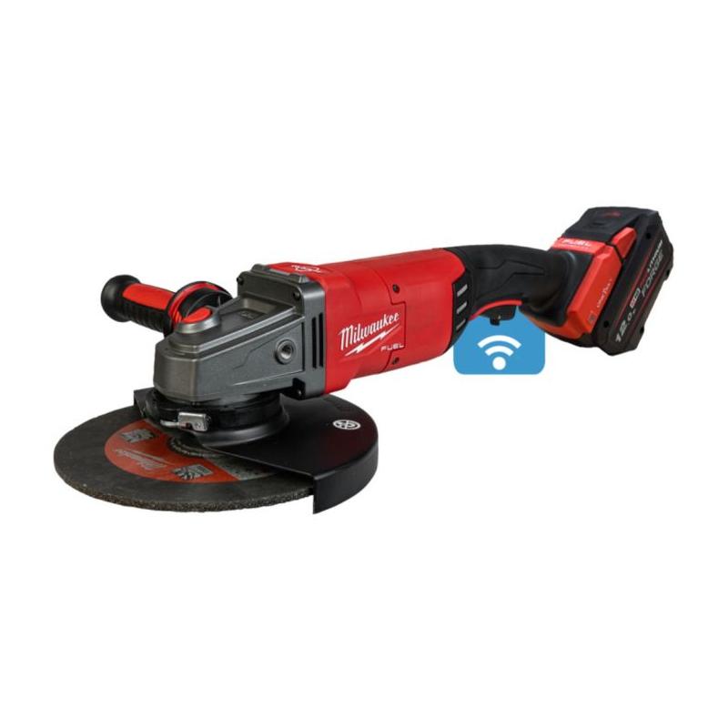 M18 ONEFLAG230XPDB-122C - Szlifierka kątowa z hamulcem śr. 230 mm, 18 V, ONE-KEY™, wł. łopatkowy, w walizce, 12 Ah, 4933499242