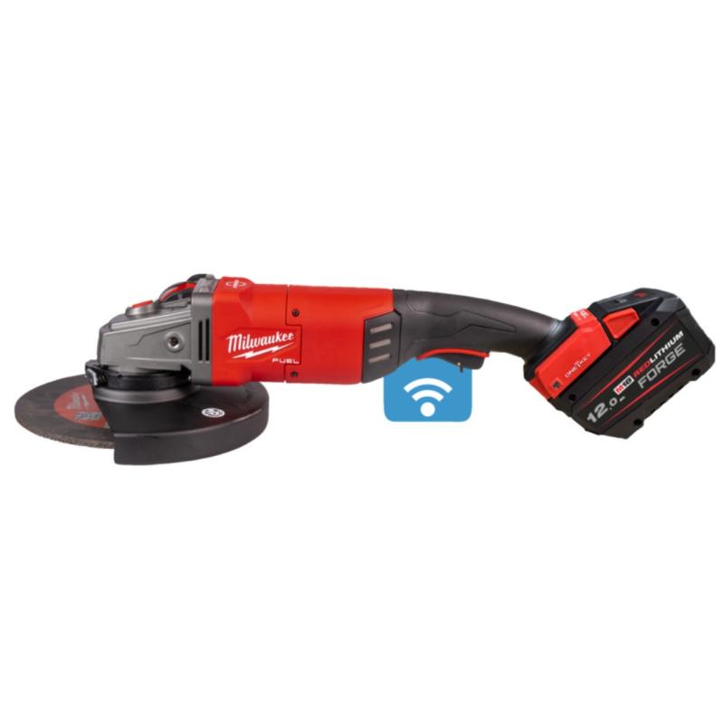 M18 ONEFLAG230XPDB-122C - Szlifierka kątowa z hamulcem śr. 230 mm, 18 V, ONE-KEY™, wł. łopatkowy, w walizce, 12 Ah, 4933499242