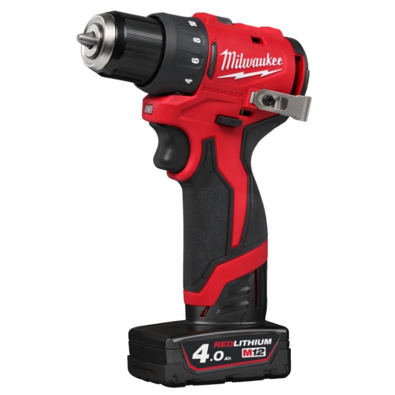 M12 BLDDRC-402C - Kompaktowa wiertarko-wkrętarka 40 Nm, 12 V, 2.0 Ah, w walizce, z 2 akumulatorami i ładowarką, 4933499688