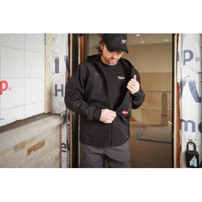 SJ BL XXXL - Kurtka Softshell z kapturem FREEFLEX™, czarna, rozmiar XXXL, 4932498276